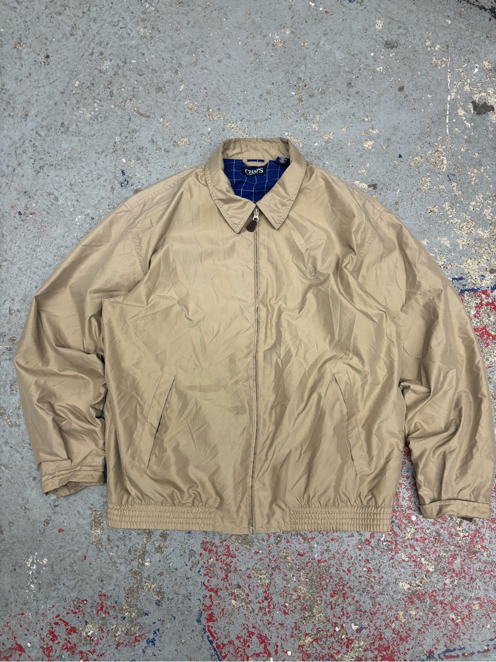 Chaps Men’s Harrington Zip Jacket